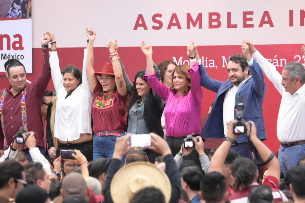 Autoridades morenistas defenderemos decálogo de la 4T en Michoacán: Fabiola Alanís 2 FabMorena3