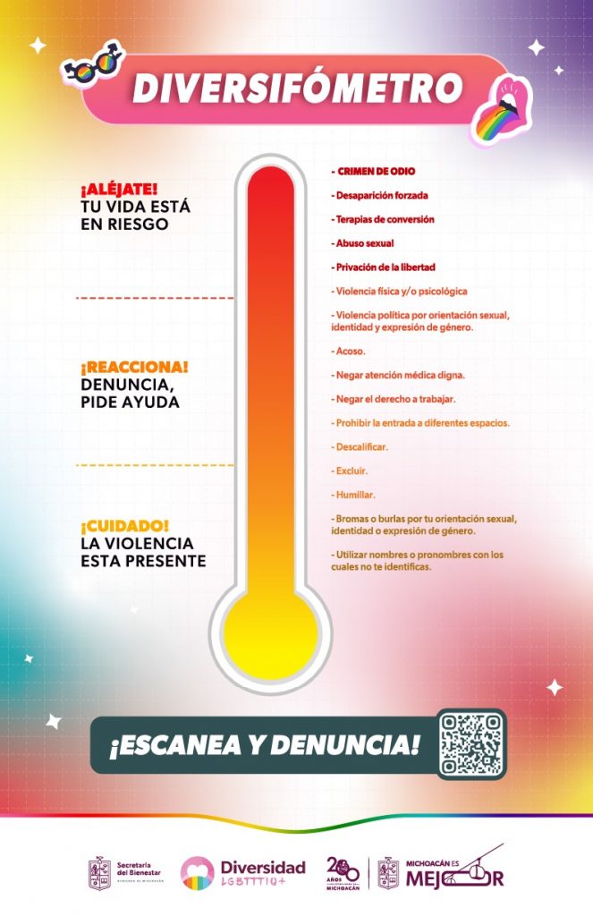 Diversifómetro, herramienta para sensibilizar sobre la violencia hacia la comunidad LGBTTTIQ+ 1 SEDEBILGBT2