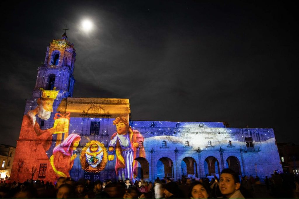 Luces de Catedral y Videomapping de Morelia tendrán temática navideña 3 GobMorMappingNav4
