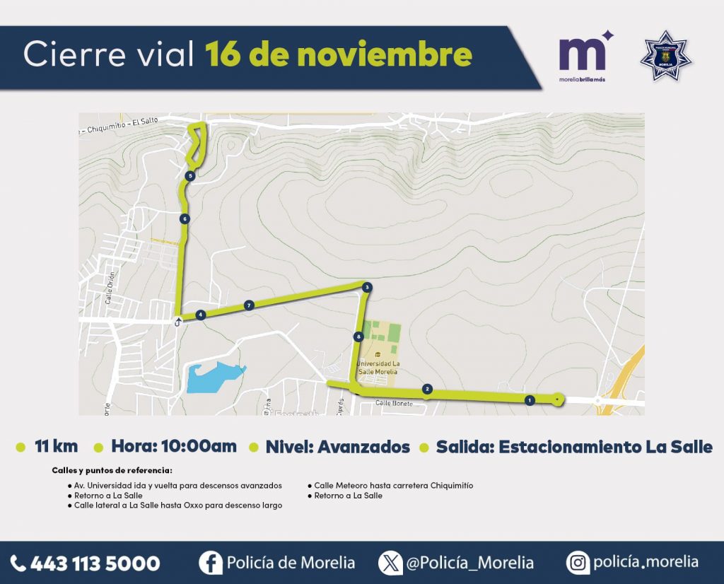 Morelia informa sobre cortes viales del 15 al 17 de noviembre 1 WhatsApp Image 2024 11 14 at 20.44.52