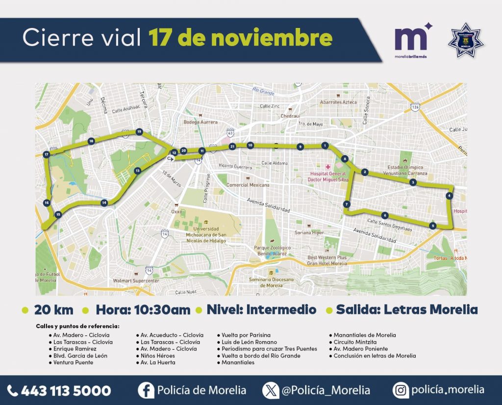 Morelia informa sobre cortes viales del 15 al 17 de noviembre 4 WhatsApp Image 2024 11 14 at 20.44.52 3