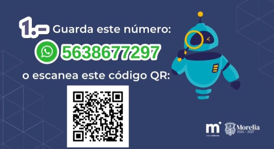 Con una herramienta digital, conoce tu adeudo y paga el predial en Morelia 1 GobMorQRPred
