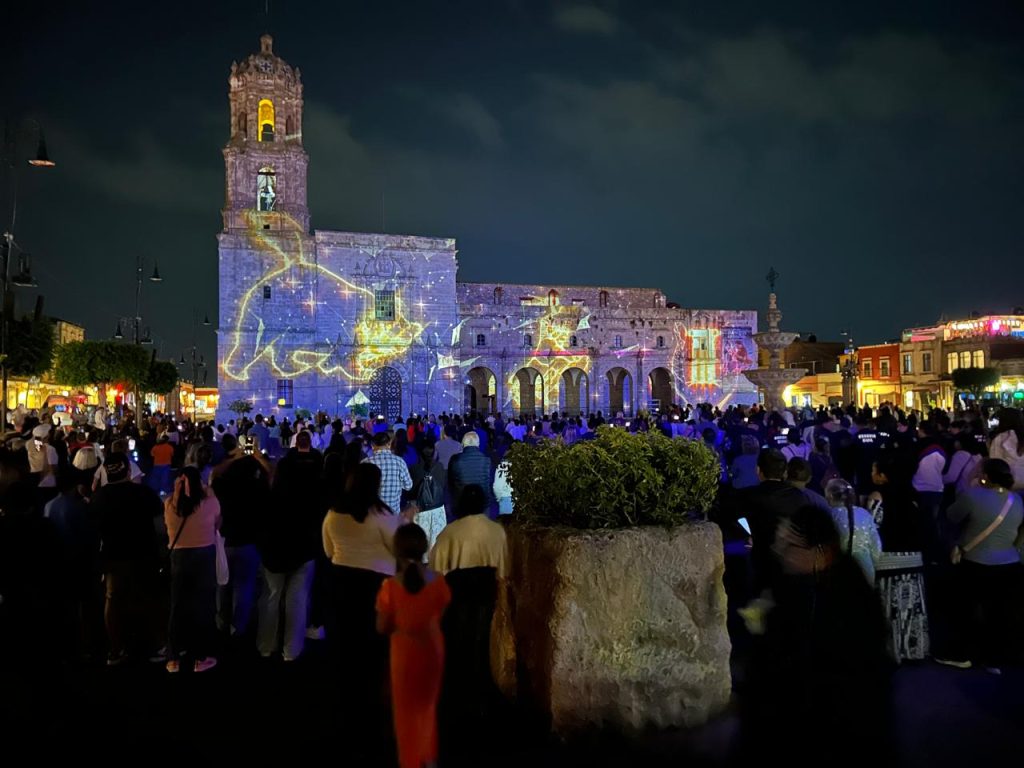 Videomapping, listo con temática de Semana Santa en Morelia 1 GobMorMapping2