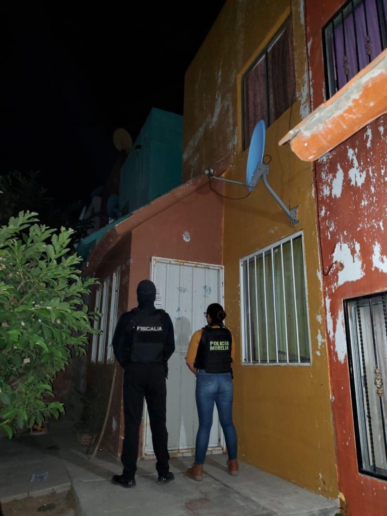 FGE realiza cateos en Tarímbaro y Morelia; asegura narcótico y detiene a ocho personas 1 FGECatsTarMor2