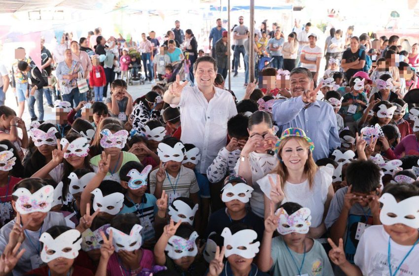  Feria de la Niñez lleva risas y diversión a Tenencia Morelos y San Nicolás Obispo