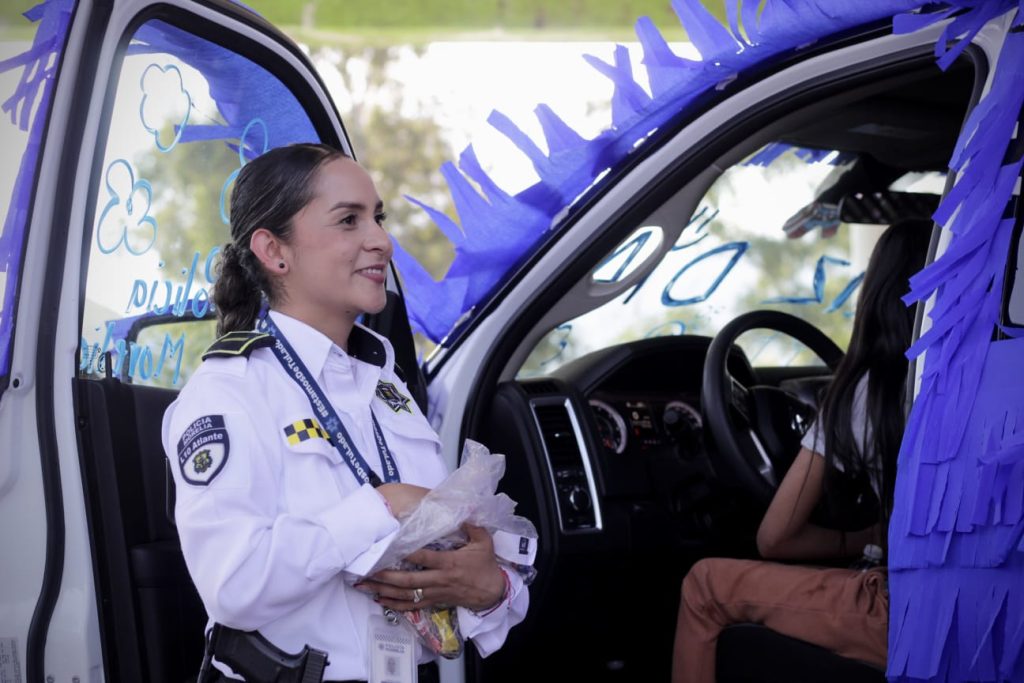 Policía Morelia celebra en grande con niñas y niños, en la Feria de la Niñez "Juguemos por la paz" 3 GobMorPolNin4