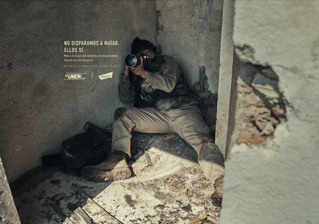 Presentan campaña gráfica para sensibilizar sobre los asesinatos de fotógrafos y periodistas 1 Grey2