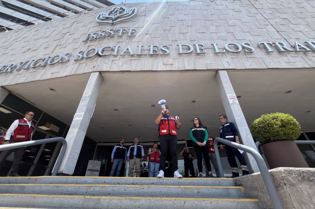 Participa ISSSTE en Primer Simulacro Nacional 2025 2 ISSSTE Simul3