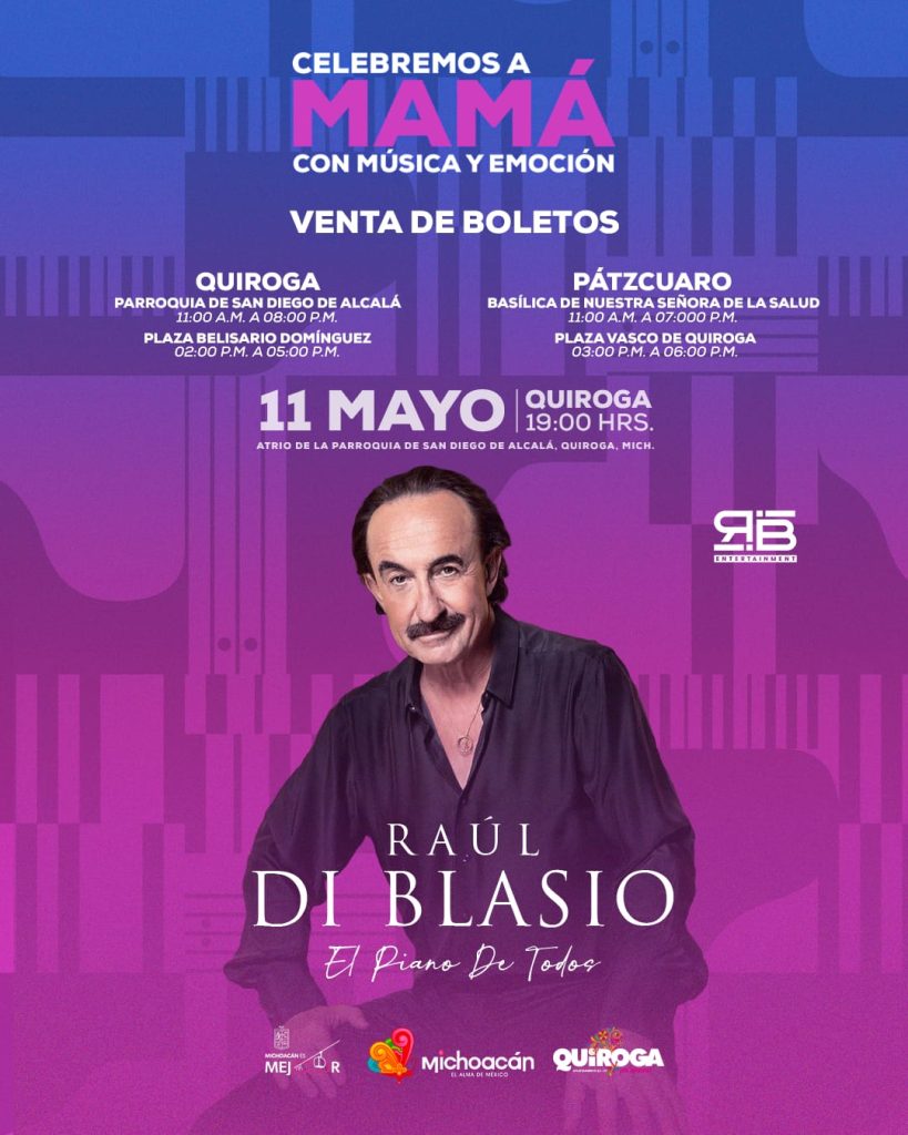 ¡Celebra a mamá en Quiroga con el gran concierto de Raúl Di Blasio! 1 QuirDiBlasioMama2
