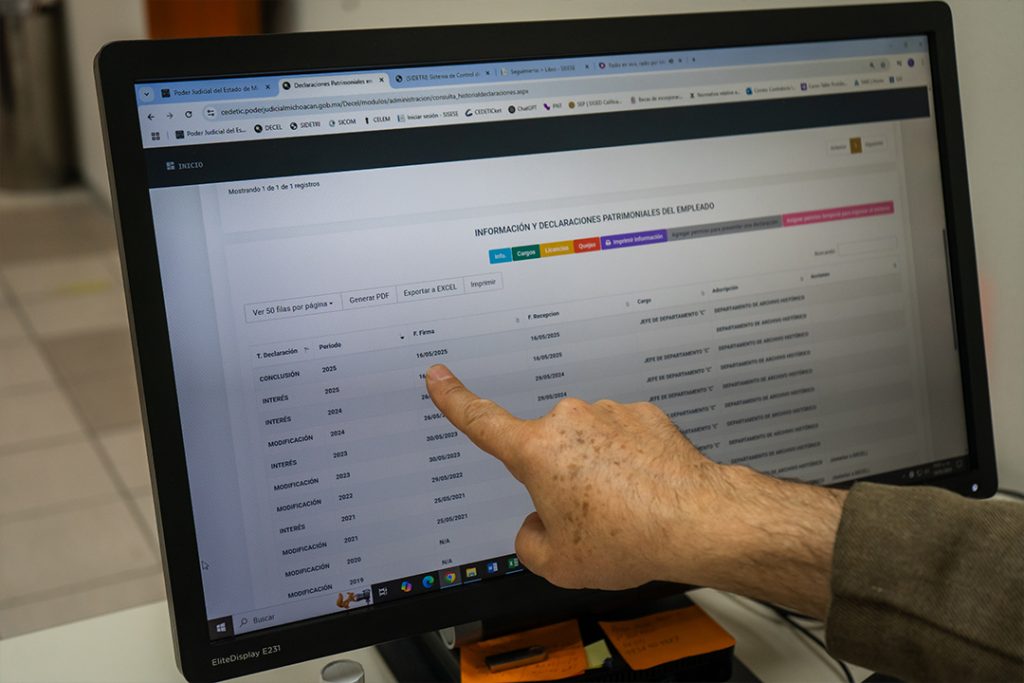 En mayo, más de 2,200 servidores públicos del Poder Judicial presentan su declaración patrimonial 1 2b 1