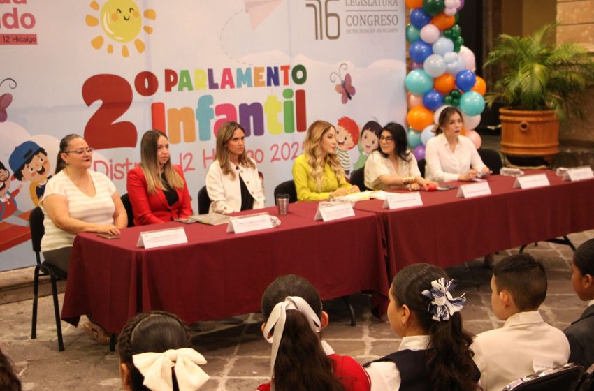 El Congreso fue la sede del Segundo Parlamento Infantil del Distrito 12 de Hidalgo
