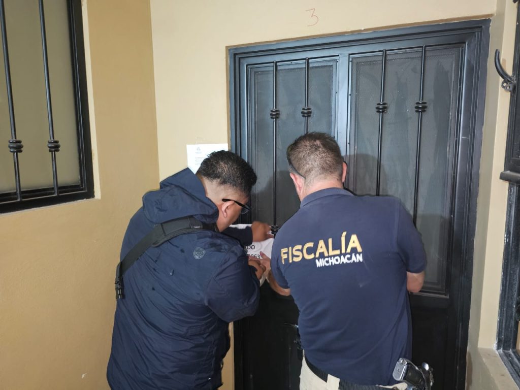 En cateo realizado en Puruándiro, asegura FGE inmueble y sustancia con apariencia de narcótico 2 FGECatPuru1