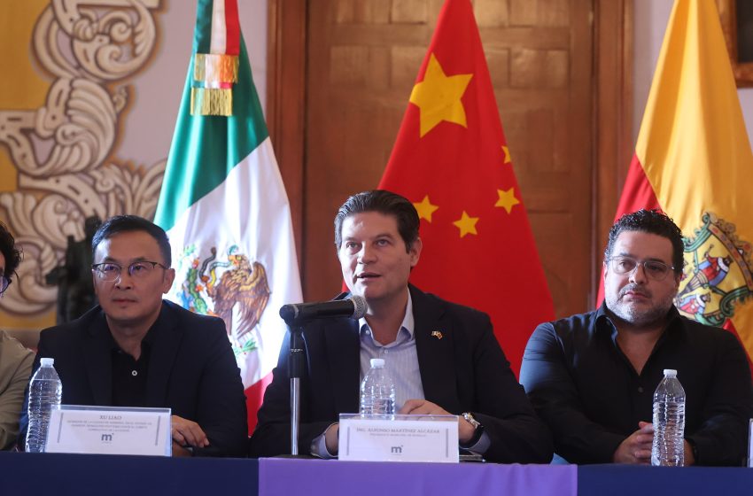 Confirma Alfonso Martínez, gira de comitiva china a Morelia y Lázaro Cárdenas