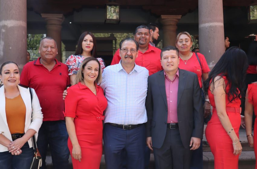  Acude Vicente Gómez, a reunión con estructura de gobierno petista con gobernador Alfredo Ramírez Bedolla