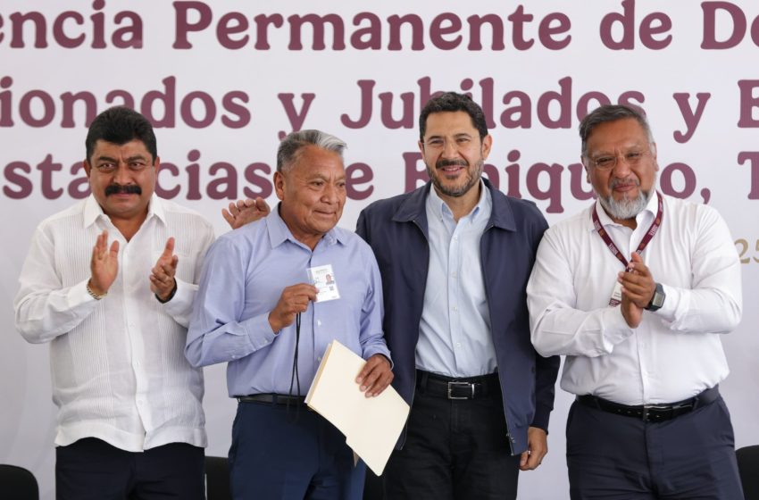Constancias de liquidación de créditos FOVISSSTE son apoyos humanistas: Martí Batres