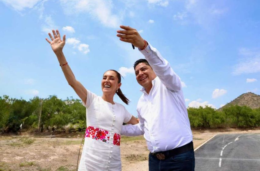 Cinco obras de gran calado, anunció Claudia Sheinbaum este sábado para San Luis Potosí