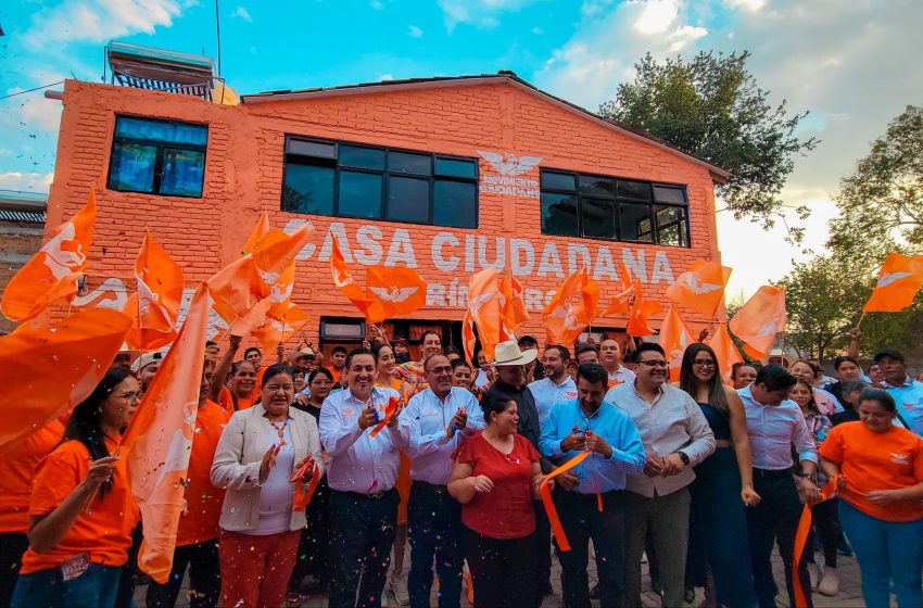 Inauguran Casa Ciudadana de la Fuerza Naranja en Tarímbaro