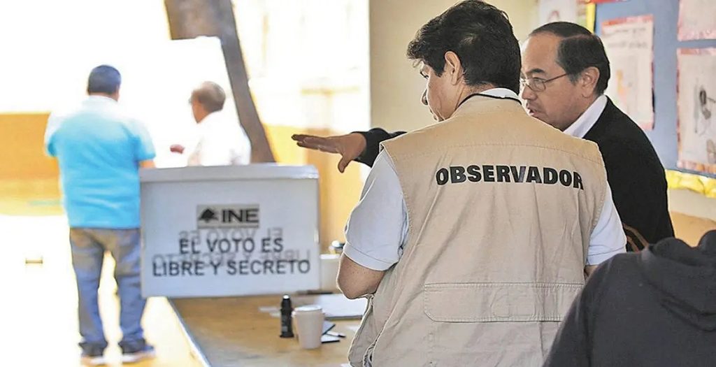 observador electoral INE