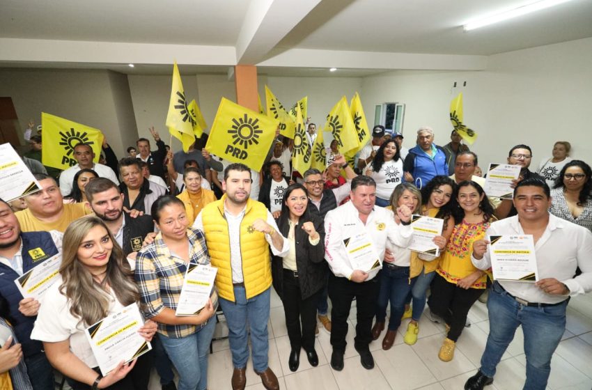 Fortalece PRDM su presencia territorial: Araceli Saucedo