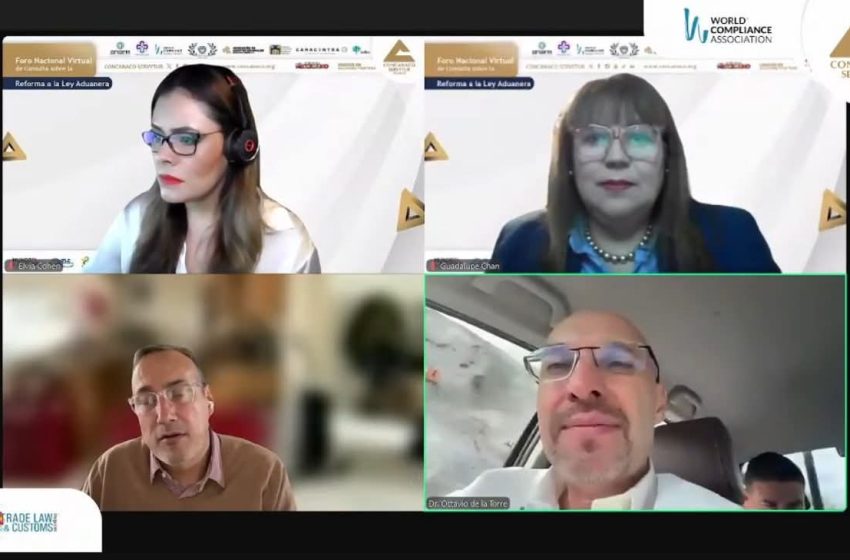 Foro Nacional Virtual de Consulta sobre la Reforma a la Ley Aduanera: participación histórica para modernizar el comercio exterior de México