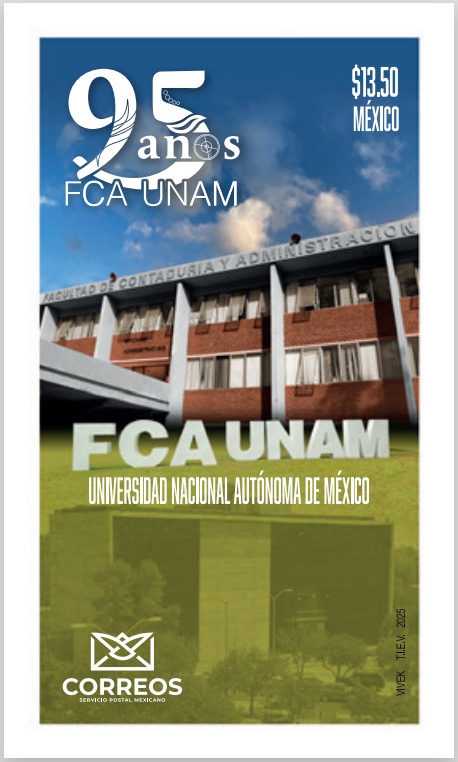 Conmemoran 95 aniversario de Facultad de Contaduría de la UNAM con timbre postal de Correos de México 3 CorreosContaUNAM4