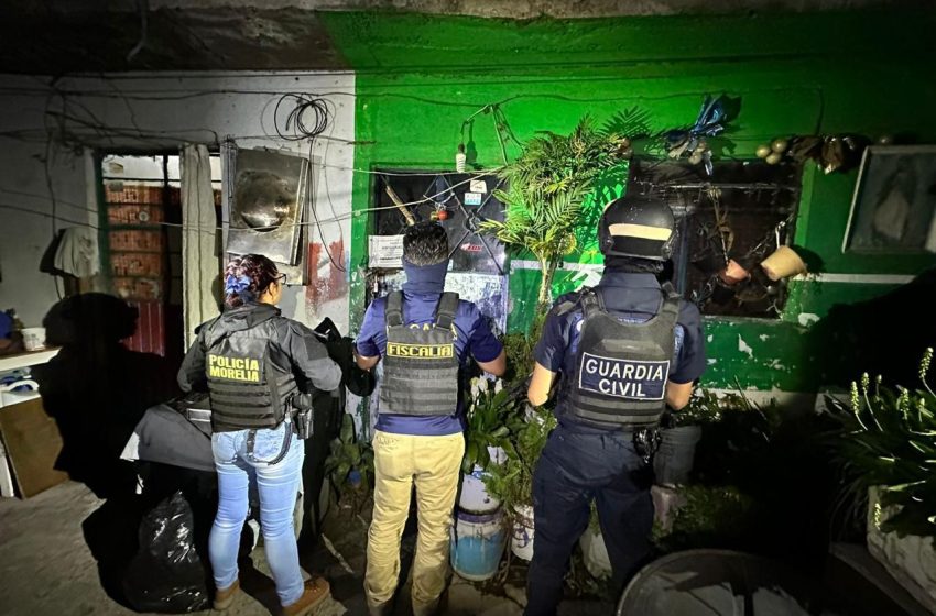  En cateos realizados en la ciudad de Morelia, asegura FGE sustancias ilícitas