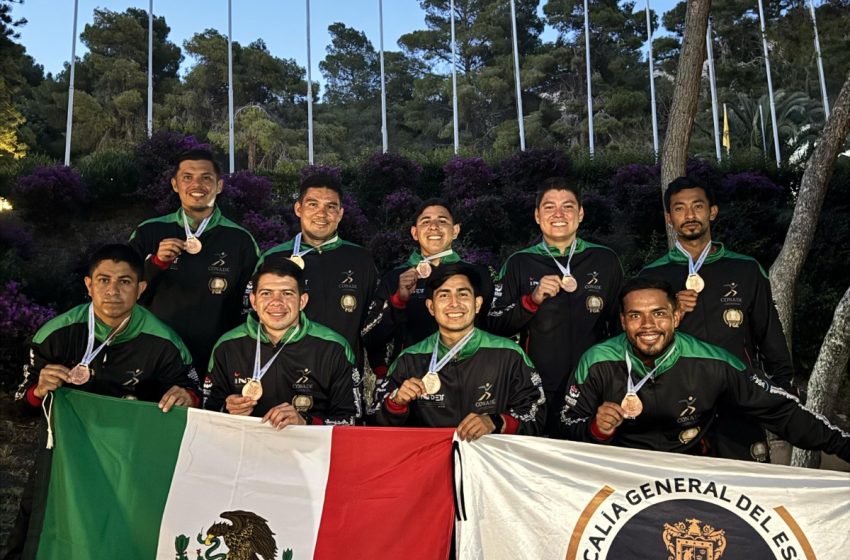FGE Michoacán obtiene 3er lugar en torneo internacional de futbol, en Grecia