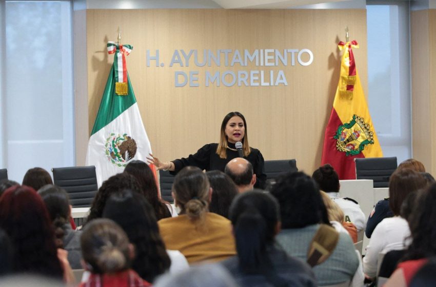 Gobierno de Morelia presentó charla de Olimpia Coral contra violencia digital