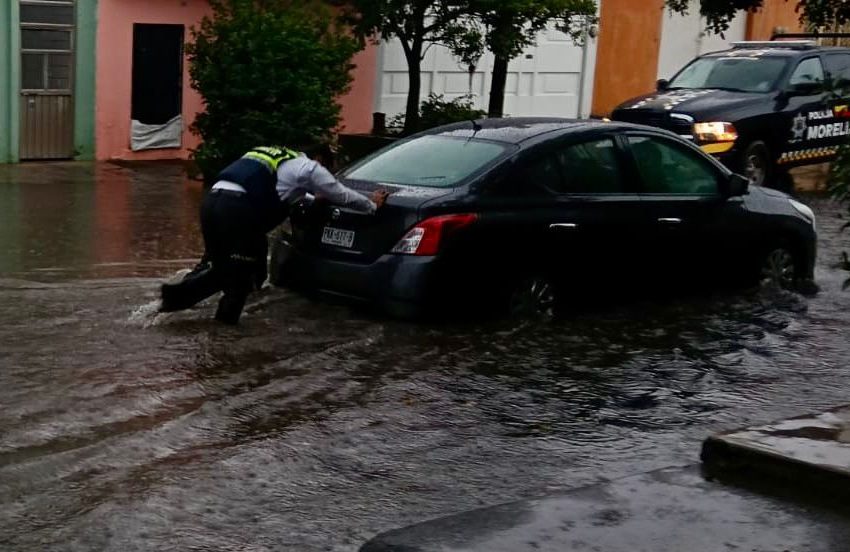 Despliega gobierno de Morelia operativo por lluvia