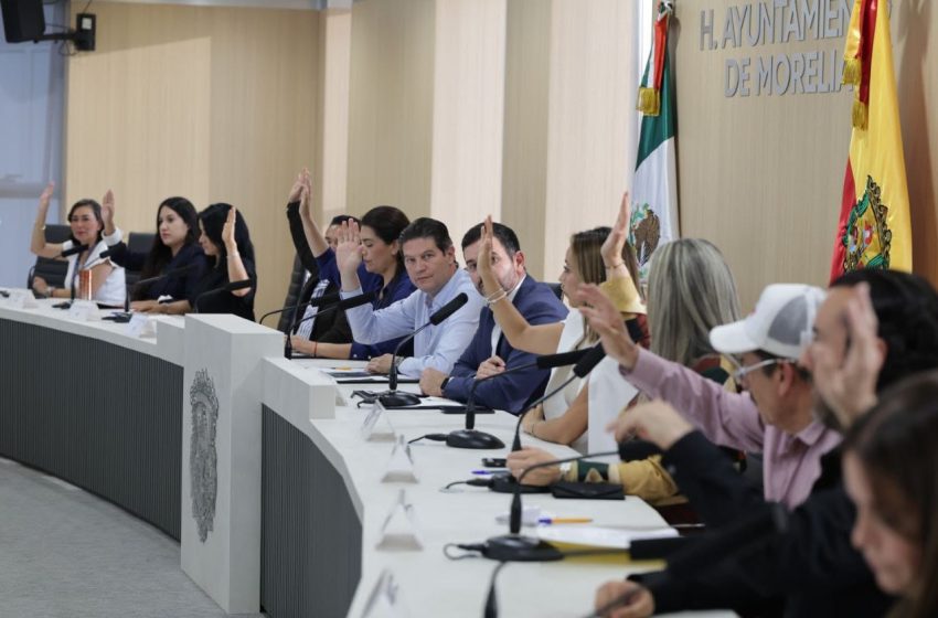 Ayuntamiento de Morelia aprueba ampliación líquida del presupuesto 2025 para obras y programas
