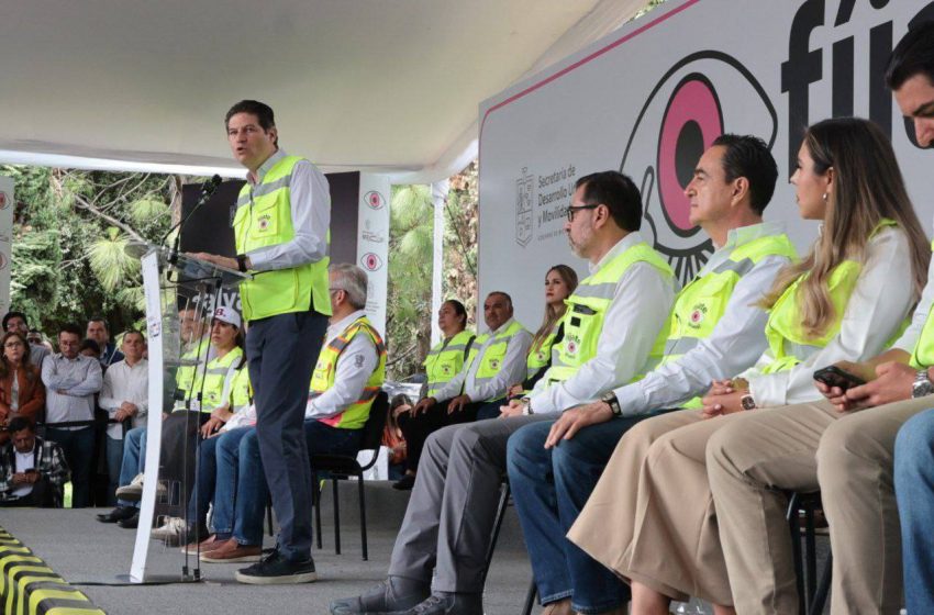 Refrenda Alfonso Martínez coordinación a favor de la seguridad vial en Morelia