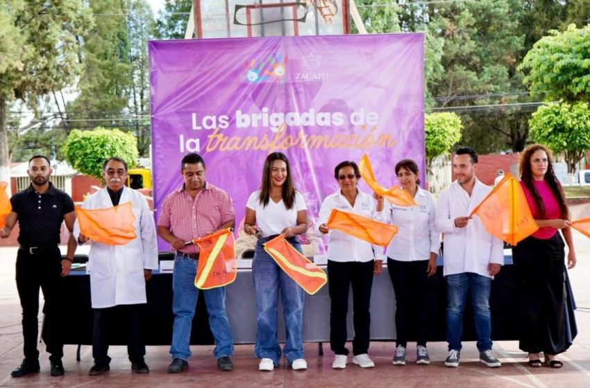 Mónica Valdez pone en marcha las Brigadas de la Transformación en Zacapu para llevar salud y atención directa a todas las comunidades