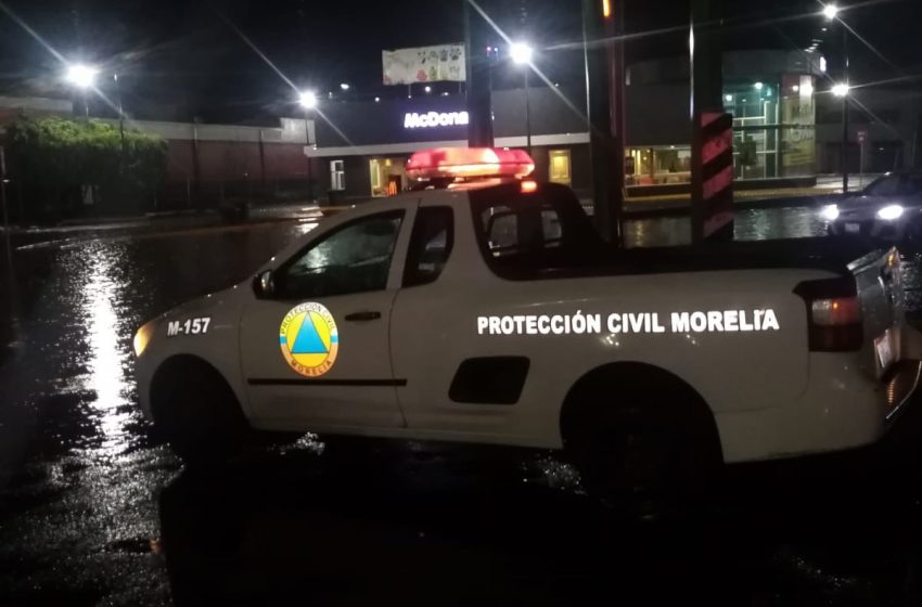 Gobierno de Morelia activó protocolos preventivos durante tormenta nocturna
