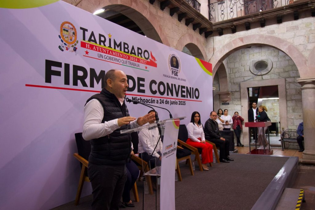 Gobierno de Tarímbaro fortalece el acceso a la justicia con convenio FGE 1 TarConveFGE2