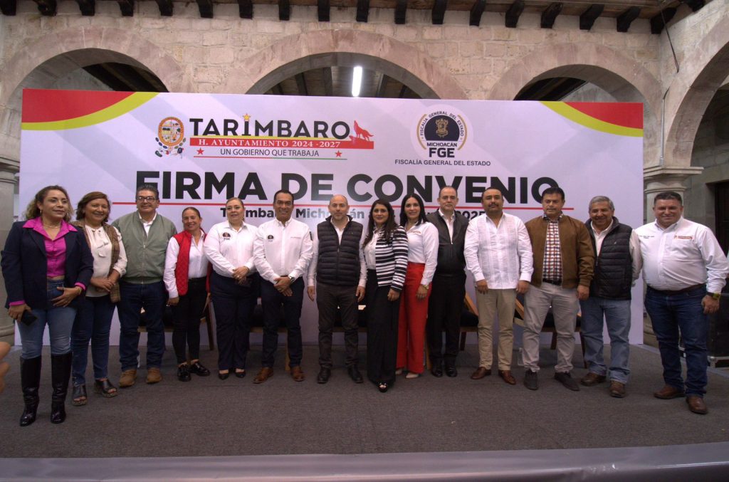 Gobierno de Tarímbaro fortalece el acceso a la justicia con convenio FGE 3 TarConveFGE4