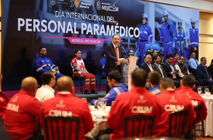 SSM entrega ambulancia y equipo de protección a personal de atención prehospitalaria