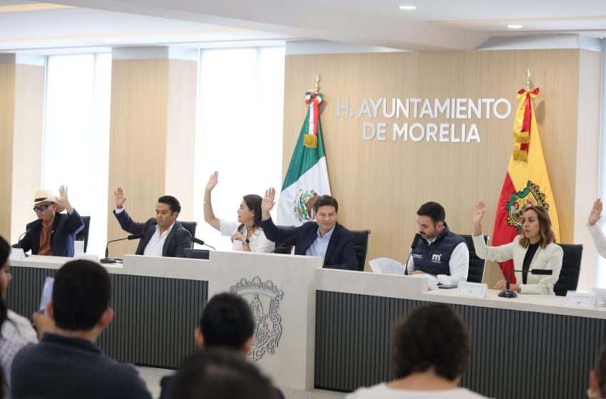  Ayuntamiento aprueba ampliar presupuesto para obras en Morelia