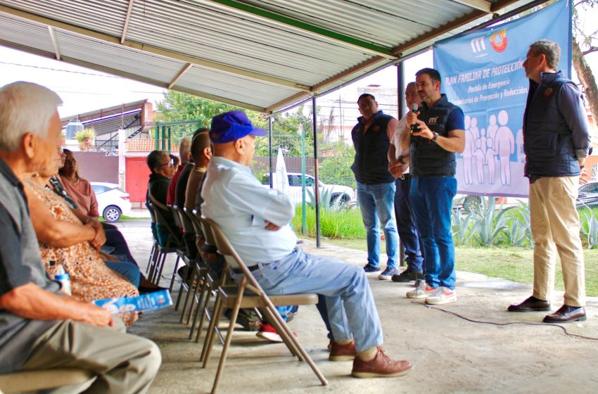  Encabeza Yankel Benítez capacitación en protección civil con participación vecinal