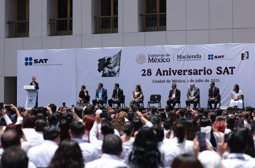  En 28 años, el SAT se ha consolidado como una institución ejemplar que recauda niveles históricos