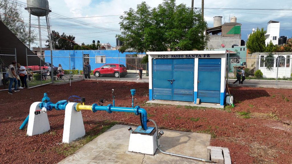 Pozo de Fracc. Santa Fe entra en operación; garantizará agua potable en Tarímbaro 1 TarPozoStaFe2