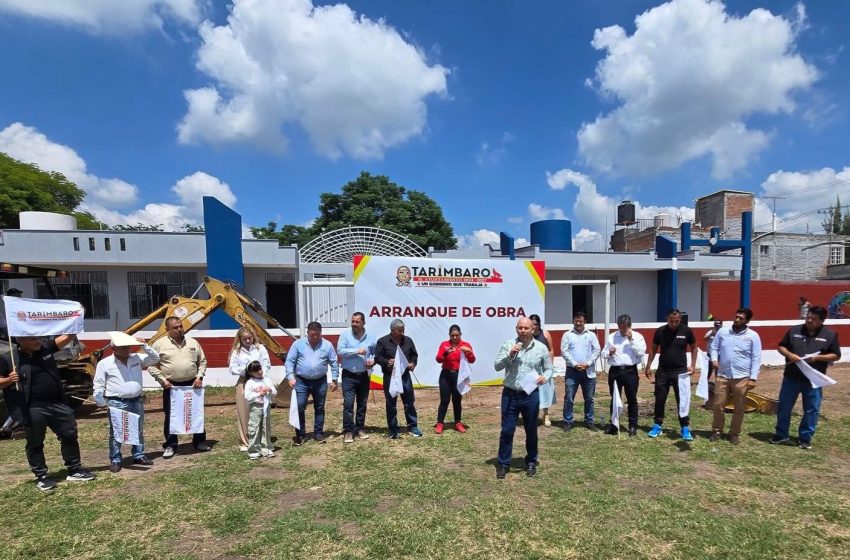  Gobierno de Tarímbaro moderniza la Unidad Deportiva de la cabecera municipal