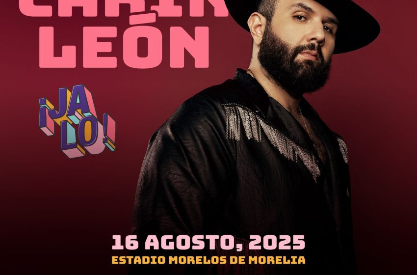  Confirman concierto de Carín León en Morelia; será parte del JaloFest