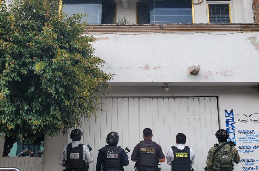  En cateo, detiene FGE a dos personas y asegura aproximadamente mil dosis narcóticos en Morelia