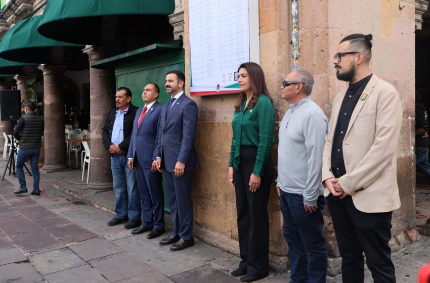  Ayuntamiento de Morelia devela programa de actividades de Fiestas Patrias
