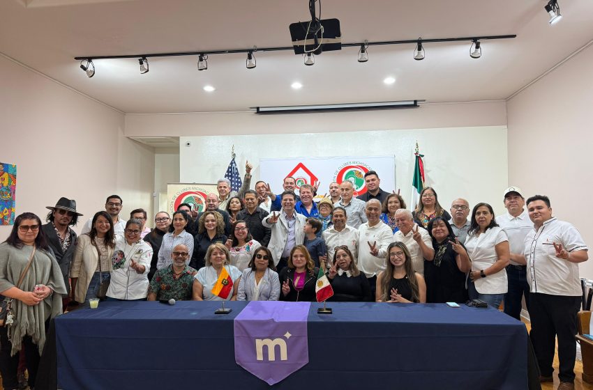  Refrenda Alfonso Martínez, apoyo a michoacanos radicados en EU