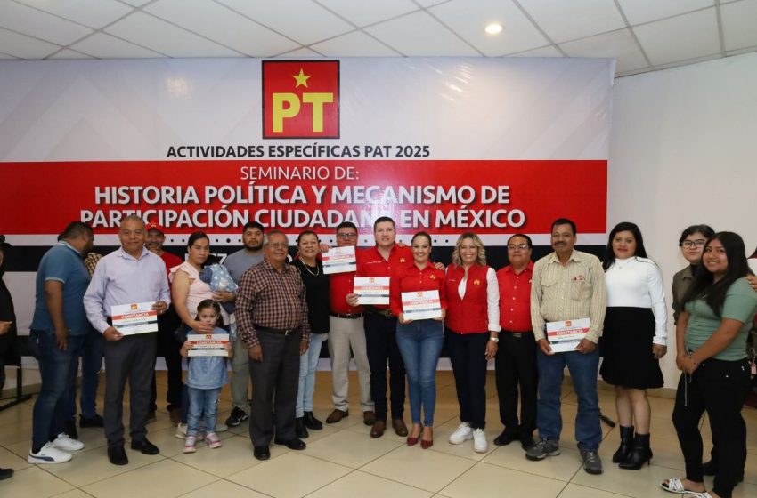  Participa Vicente Gómez Núñez en Seminario Político