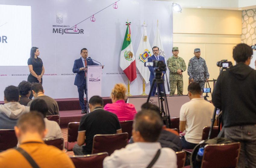  Informa fiscal general reducción de homicidios dolosos y delitos de alto impacto en Michoacán