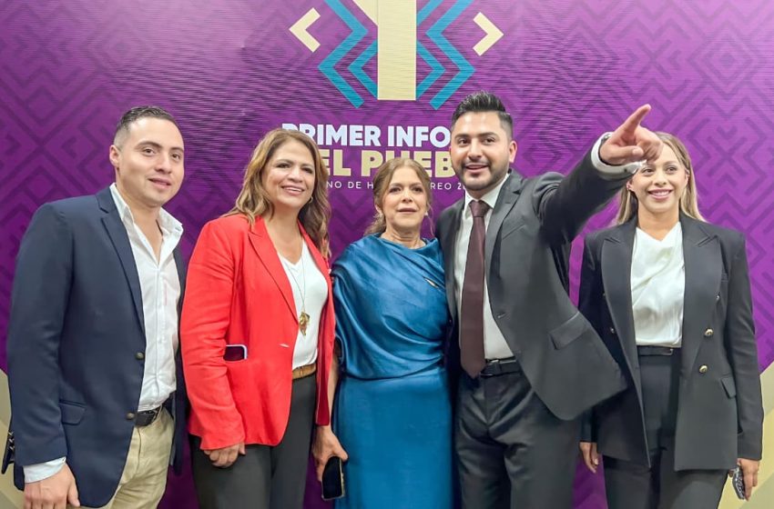  Fabiola Alanís reconoce el ejemplo de rendición de cuentas y buen gobierno del Huandacareo con Alexis Velázquez