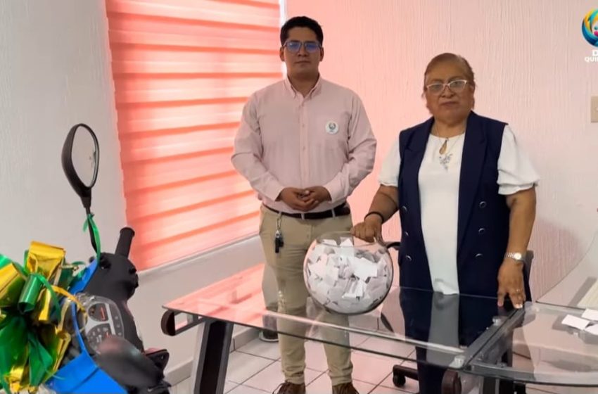  DIF Quiroga rifa motocicleta, con lo recaudado se comprará medicamentos y sillas de ruedas para la población vulnerable