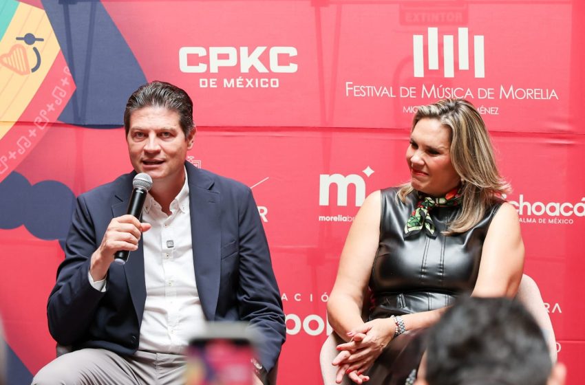  Festival de Música enaltece y posiciona a Morelia como referente cultural: Alfonso Martínez